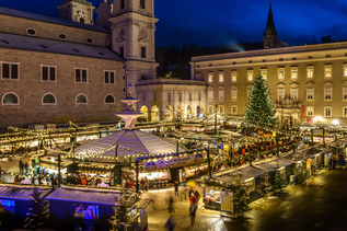 Salzburger Christkindlmarkt rund um den Salzburger Dom | © Tourismus Salzburg
