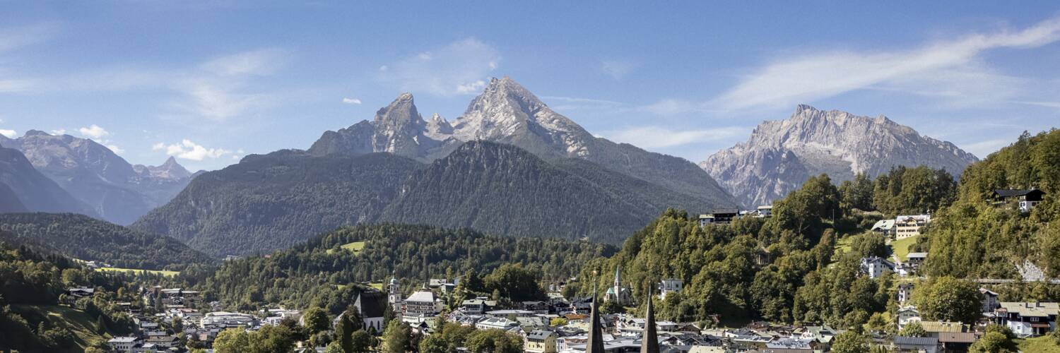 Historic Center of Berchtesgaden from above | © Bergerlebnis Berchtesgaden 
