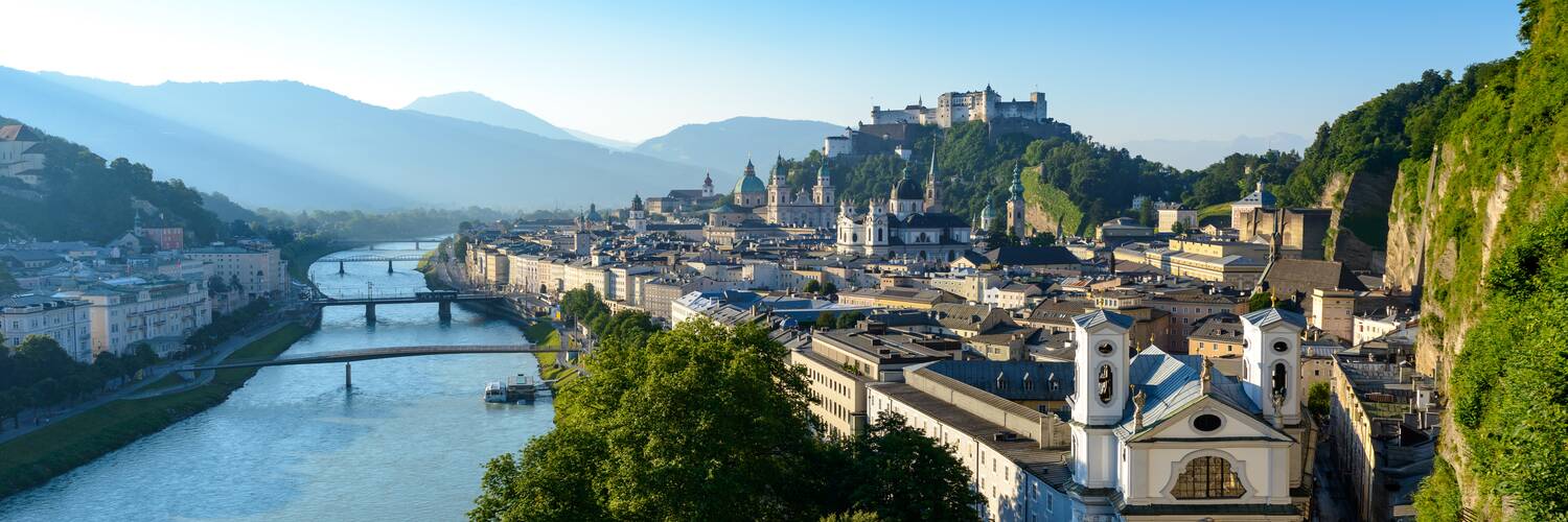 City view from the Mönchsberg  | © TSG Tourismus Salzburg GmbH 