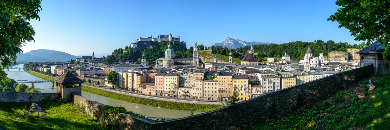 Panoramic over Salzburg's Old Town | © Tourismus Salzburg GmbH/Foto: G. Breitegger