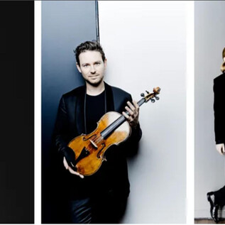 Drei Musiker stehen in stilvollen Umgebungen. Jeder hält ein Instrument und zeigt Ausdruck und Konzentration. | © recreation Event GmbH