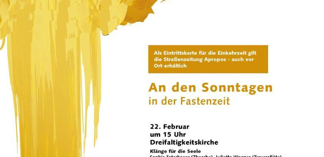 A graphic poster titled "EINKEHRZEIT 2025". It contains information about an event taking place on Sundays at 4 PM. | © Erzdiözese Salzburg