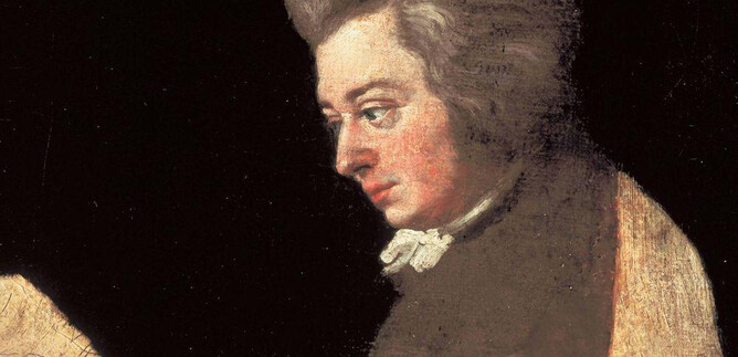 A portrait of a historical figure with a distinctive facial expression. The background is dark, drawing the focus to the figure. | © ISM