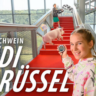 Rennschwein Rudi Rüssel | © SLT / Christian Krautzberger