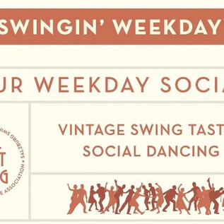 An invitation to a swing dance event in a friendly atmosphere. The event takes place on Wednesdays and Thursdays at 8:00 PM and offers a vintage swing taster. | © Jazzit
