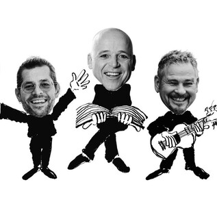 Three cartoon characters with big heads and different instruments. They seem to be putting on a cheerful music performance. | © T. Ebihara | M. Ferner | J. Ramos-Violan